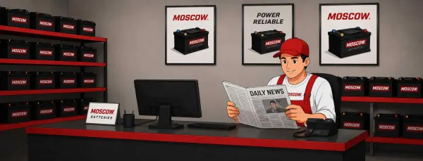 Moscow Batteries shop, Daryaganj, since 1990